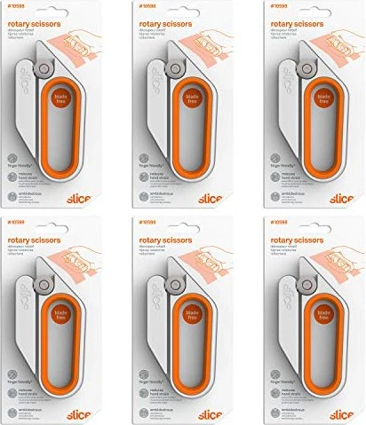 Slice Rollschere, beidhändig, 139mm, orange