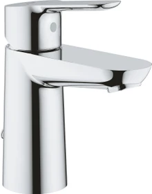 Grohe BauEdge Einhand-Waschbeckenarmatur 1/2" S-Size mit Ablauffernbedienung chrom