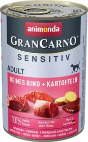 animonda GranCarno Sensitiv Reines Rind + Kartoffeln, 2.40kg (6x 400g)