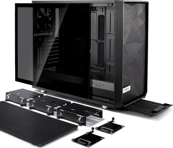 Fractal Design Meshify S2 Black TG Dark Tint, dunkles Glasfenster