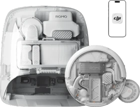 DJI ROMO P2 Saug-/Wischroboter inkl. Absaug-/Reinigungsstation