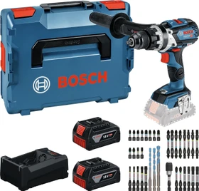 Bosch Professional GSB 18V-110 C Akku-Schlagbohrschrauber inkl. L-Boxx + 2 Akkus 5.0Ah