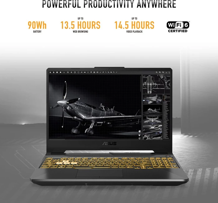 ASUS TUF Gaming A15 FA506QR-AZ061T, Eclipse Gray, Ryzen 7 5800H, 16GB RAM, 1TB SSD, GeForce RTX 3070, DE