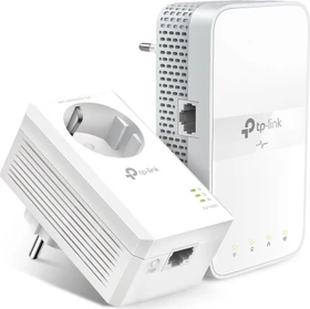 TP-Link AV1000 AC1200 Gigabit-WLAN Passthrough Powerline Extender Kit, Powerline/WLAN-Access Point und Powerline-Adapter Set, 2er-Bundle (TL-WPA7619 KIT)