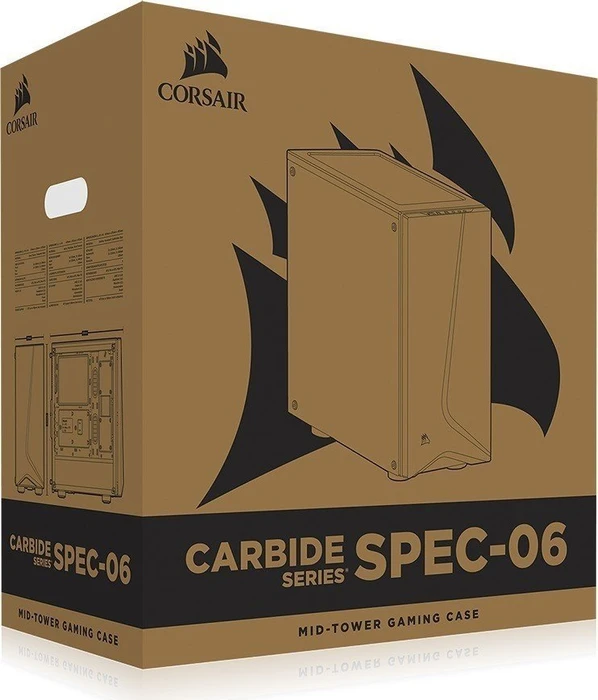 Corsair Carbide Series SPEC-06 RGB schwarz, Glasfenster