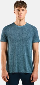 Odlo Essential Seamless Laufshirt kurzarm dark sapphire melange (Herren)