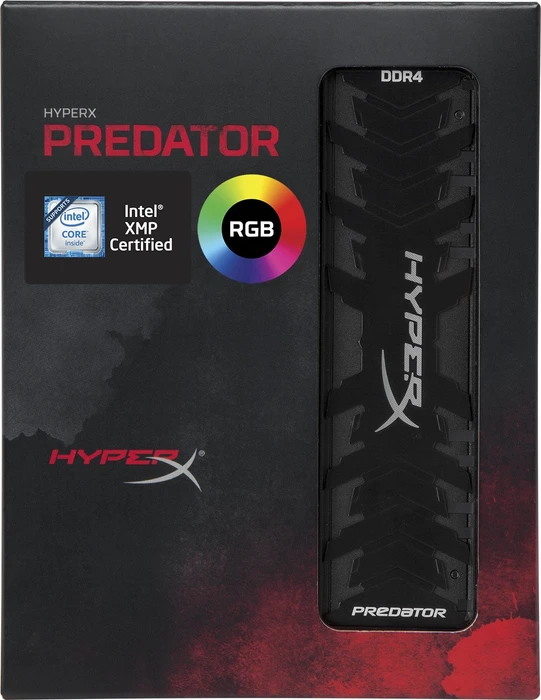 Kingston HyperX Predator RGB UDIMM 16GB Kit, DDR4-2933, CL15-17-17, 1RX8