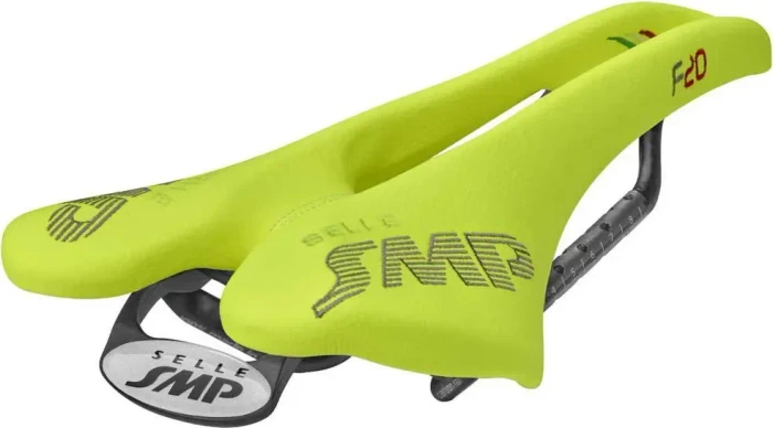 Selle SMP F20 Carbon 135mm Sattel yellow fluo