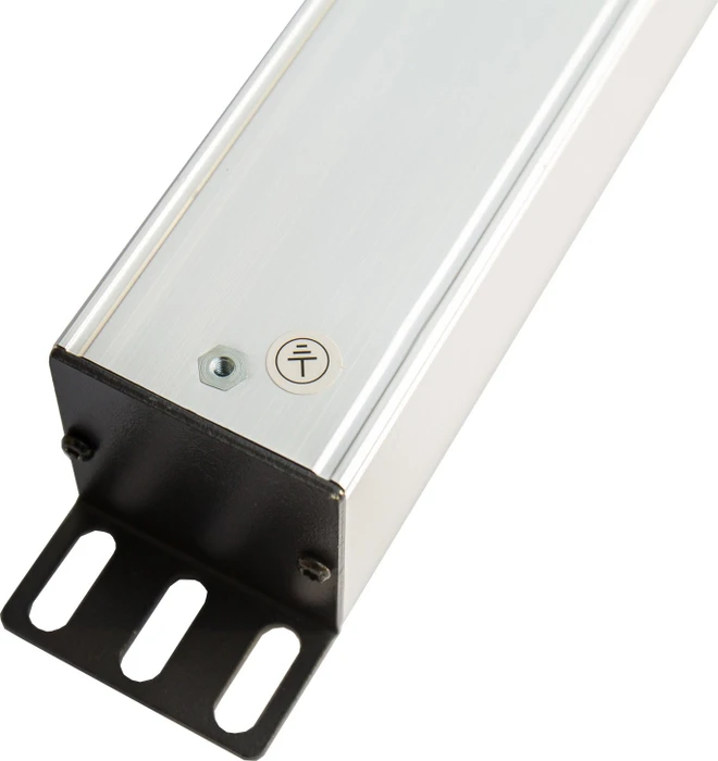 Good Connections 19" Aluminium Steckdosenleiste 8-fach 1HE Überspannungsschutz, 1HE, 8-fach, 250V, 1.8m