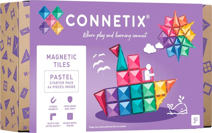Connetix 64 Pastel Starter Pack (CON-P64)