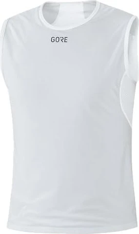 Gore Wear M Gore Windstopper Base Layer Funktionsshirt ärmellos light grey/white (Herren)
