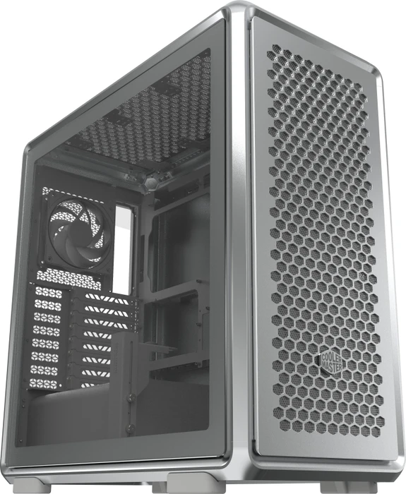 Cooler Master MasterFrame 600, silber, Glasfenster