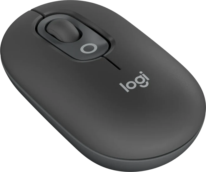 Logitech POP Wireless Mouse, Graphite, Logi Bolt, USB/Bluetooth