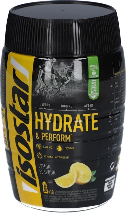 isostar Hydrate & Perform Zitrone 400g