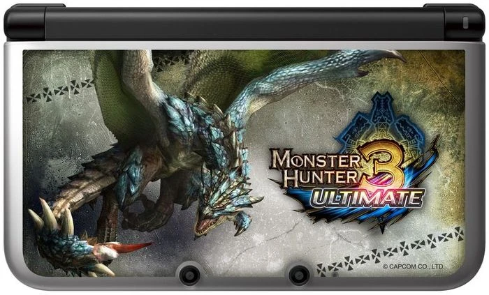 Hori Nintendo 3DS XL Monster Hunter 3 Ultimate Skin & Filter Set (DS)
