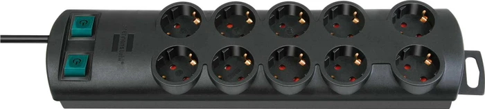 Brennenstuhl Primera-Line Technik, 10-fach, 2m, schwarz