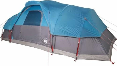 vidaXL 11 Personen Familienzelt blau