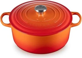 Le Creuset Signature Gusseisen Bräter rund 28cm 6.7l ofenrot