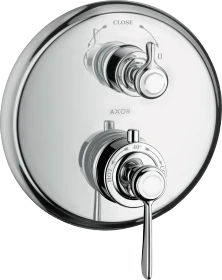 Hansgrohe Axor Montreux Thermostat Unterputz mit Hebelgriff und Ab- und Umstellventil polished chrome