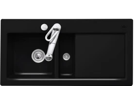 Villeroy & Boch Subway 60 Einbau Becken links mit Ablauffernbedienung chromite