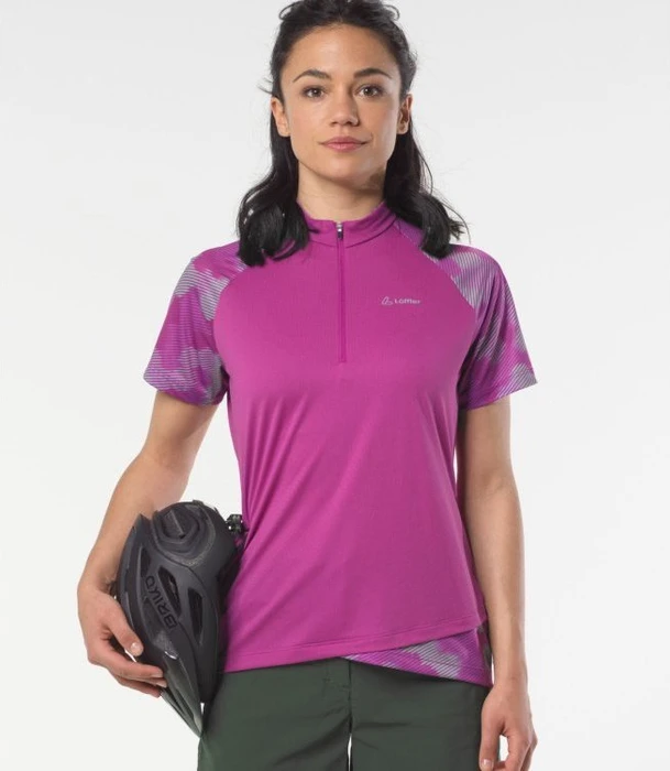 Löffler Maja Rise Trikot kurzarm violett (Damen)