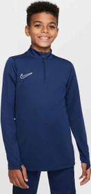 Nike Dri-FIT Football 1/4-Zip Funktionsshirt langarm midnight navy/white (Junior)