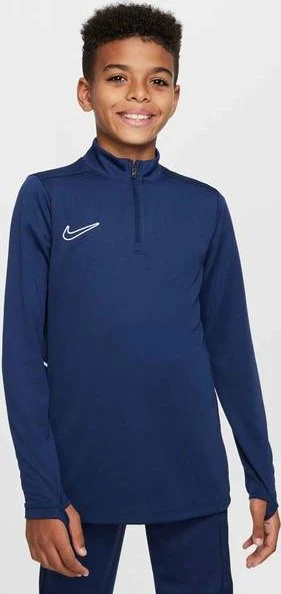 Nike Dri-FIT Football 1/4-Zip Funktionsshirt langarm midnight navy/white (Junior)