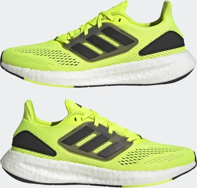 adidas Pureboost 22 solar yellow/core black/cloud white (Herren)