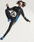 adidas Predator Elite JB Fold-Over Tongue FG core black/cloud white/glow blue Vorschaubild