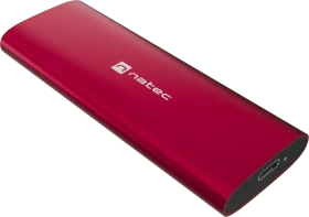 Natec Rhino M.2 NVMe Lite, Ruby Red, USB-C 3.1