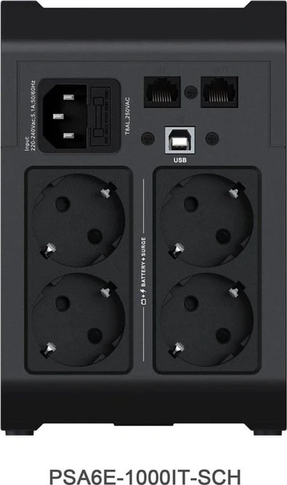 Vertiv PowerUPS 200 Essential Schuko, 1000VA, VI, USB