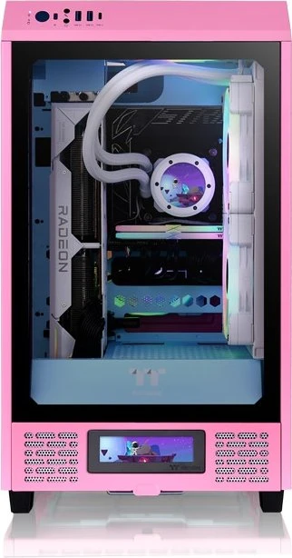 Thermaltake LCD Panel Kit 3.9" für Thermaltake The Tower 200, Bubble Pink