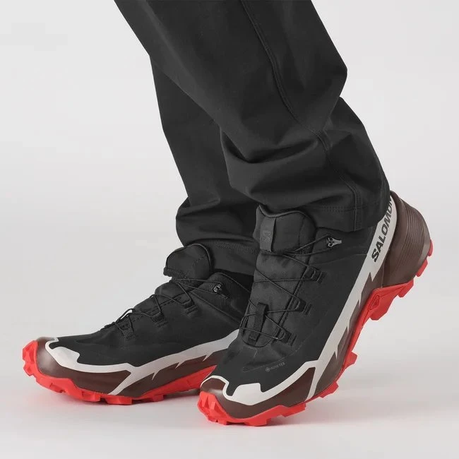 Salomon Cross Hike 2 GTX black/bitte chocolate/fiery red (Herren)