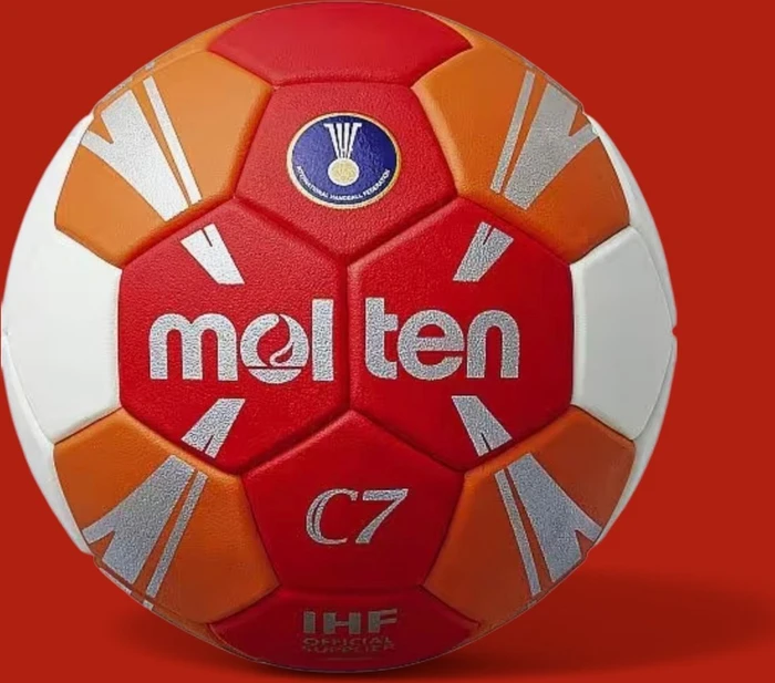Molten H0C3500 Handball rot/orange/weiß/silber
