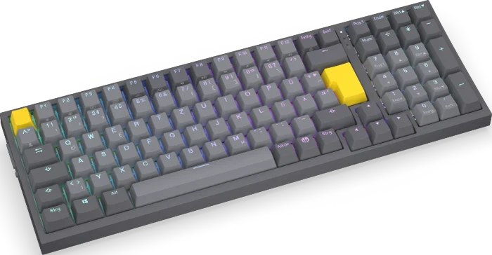 Endorfy Celeris 1800, grau, Endorfy YELLOW, USB/Bluetooth, DE