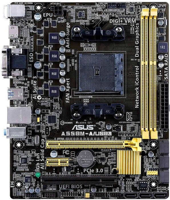 ASUS A55BM-A/USB3 (AMD FM2+)