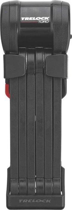 Trelock FS 580 Toro Xpress - AirTag Faltschloss, Schlüssel schwarz