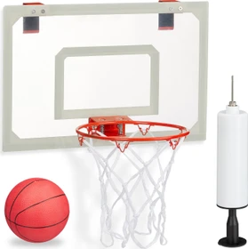 Relaxdays Basketballkorb fürs Zimmer Wurfspielzeug