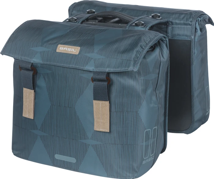 Basil Elegance Doppeltasche MIK Gepäcktasche estate blue