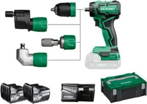 Hikoki DS18DDQWSZ Akku-Bohrschrauber inkl. Koffer + 2 Akkus 5.0Ah