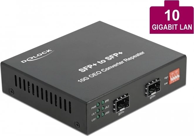 DeLOCK 10G Medienkonverter, SFP+ auf SFP+