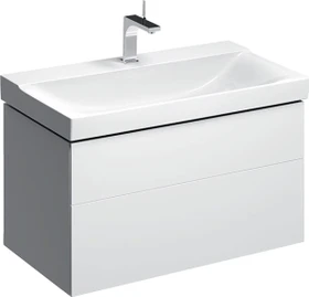 Geberit Xeno² Unterschrank für Waschtisch 88x53x46.2cm, 2 Schubladen, weiß
