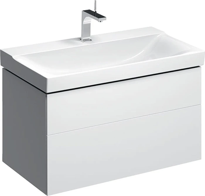 Geberit Xeno² Unterschrank für Waschtisch 88x53x46.2cm, 2 Schubladen, weiß