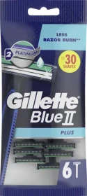Gillette Blue II Plus Einwegrasierer, 6 Stück