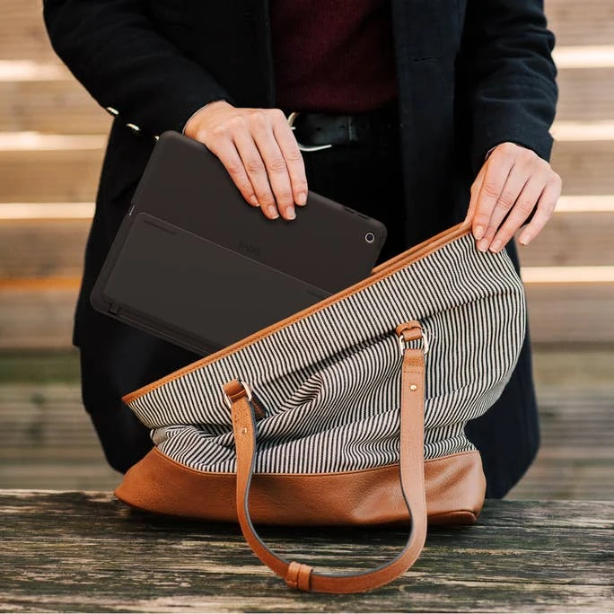 ZAGG Slim Book Go für iPad Pro 12.9" 3. Gen, schwarz, DE