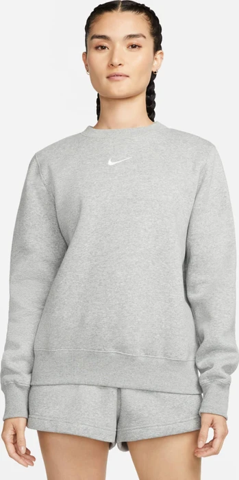 Nike Sportswear Phoenix Fleece Sweatshirt dark grey heather/sail