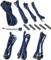 BitFenix Alchemy 2.0 BQT-SP-Series Kabel Kit für Netzteile, schwarz/blau Vorschaubild
