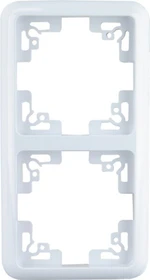 uniTEC MONTREAL Serie 502 Abdeckrahmen 2-fach, ultraweiß