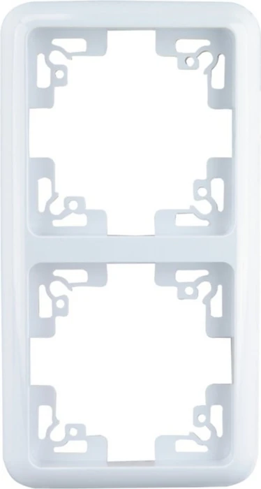 uniTEC MONTREAL Serie 502 Abdeckrahmen 2-fach, ultraweiß