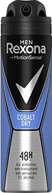 Rexona MEN MotionSense Cobalt Dry Deodorant Spray, 150ml
